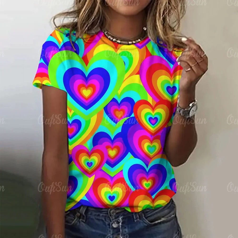 Happy Holi T-shirt For Girls #8