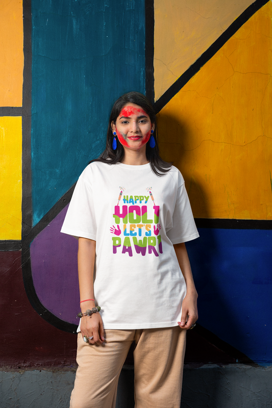 Holi Means Pawri T-Shirt | Unisex