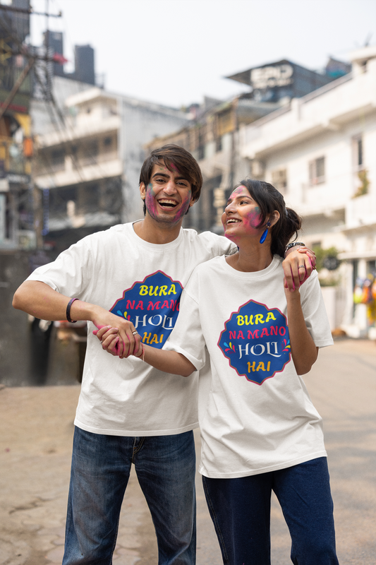 Unisex Holi T-Shirt - Bura Na Mano Holi Hai