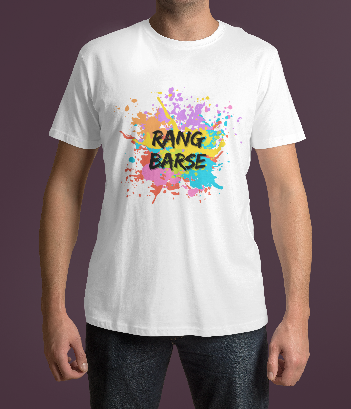 Unisex Holi T-Shirt - Rang Barse