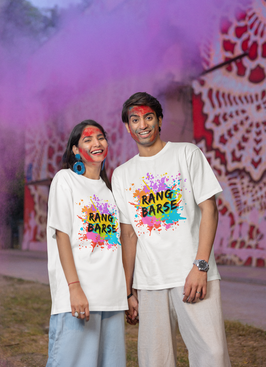 Unisex Holi T-Shirt - Rang Barse